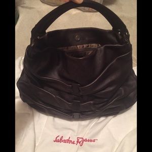 Ferragamo leather handbag